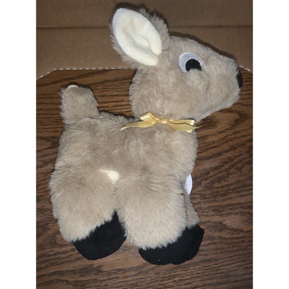 Beautiful NWT Manhattan Toy Company Floppies Holiday Deer 9" Plush - Picture 4 of 6